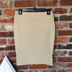 The Limited Beige Pencil Skirt